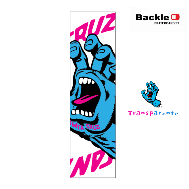 Lija para Skate - BACKLE - 9x33 - Santa Cruz