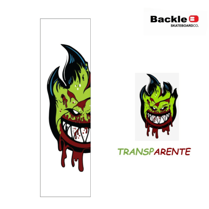 Lija para Skate - BACKLE - 9x33 - Spitfire Clear