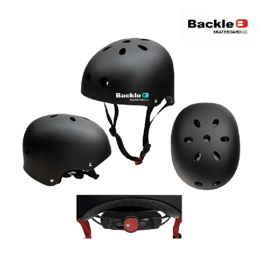 [P0024] Casco Negro Ajustable L - BACKLE
