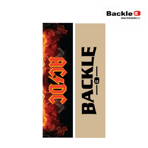 [P0059] Lija para Skate - BACKLE - 9x33 - AC DC