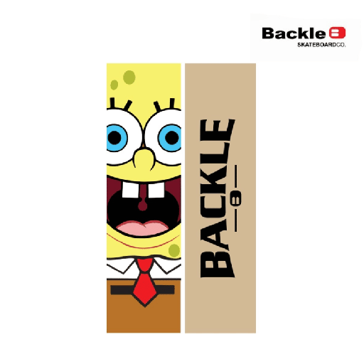 [P0061] Lija para Skate - BACKLE - 9x33 - Bob Esponja