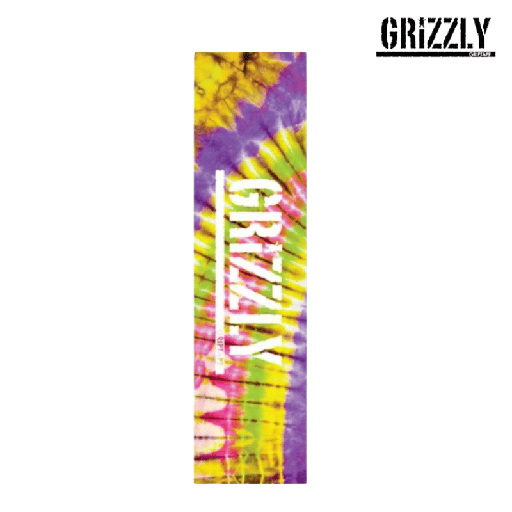 [P0081] Lija para Skate - GRIZZLY - 9x33 - TIE-DYE