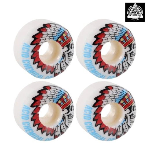 [P0181] Ruedas 53mm 99A Dead Feathers - Acid Chemical Co.