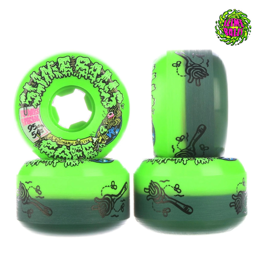 [P0192] Ruedas 54mm 95A Double Take Cafe Vomit Mini Green - Slime Balls Wheels