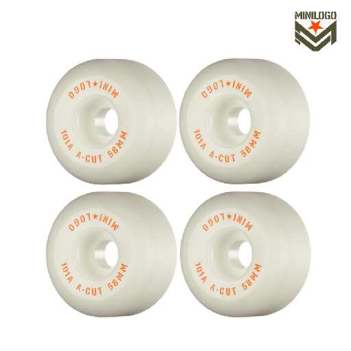 [P0210] Ruedas 58mm 101A A-CUT - Mini Logo