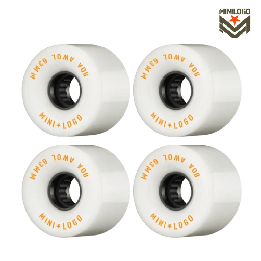 [P0217] Ruedas 63mm 80A AWOL - Mini Logo
