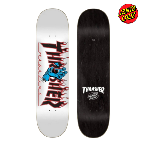 [P0300] Tabla - SANTA CRUZ Thrasher Screaming  Flame Logo 8.0"
